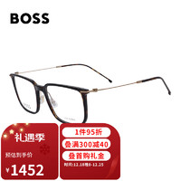HUGO BOSS 光学眼镜框男女款修饰脸型超轻方框近视眼镜架1484 2IK 56mm