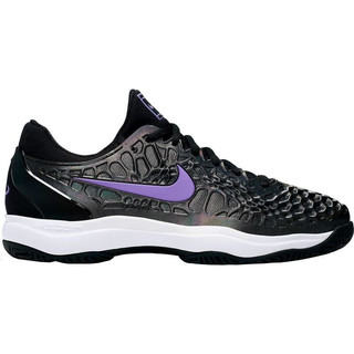 耐克（NIKE）男士 Court Zoom Cage 3网球鞋舒适透气耐磨防滑缓震运动鞋 Black/Purple 7.5