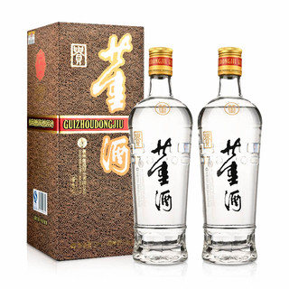 董酒老贵董54度500ml*2瓶装董香型白酒礼盒装纯粮食口粮酒自饮 54度 500mL 2瓶 双瓶装