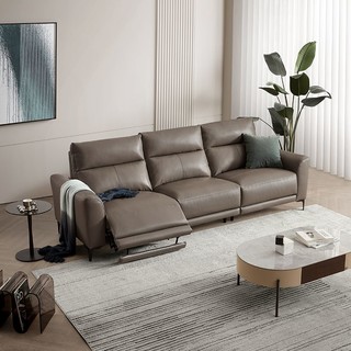 KUKa 顾家家居 意式高档功能皮沙发客厅头层牛皮欧式沙发中小户型6055B