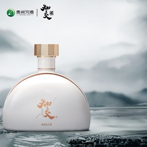 习酒白酒_XIJIU 习酒知交酒（遇知交） 53度酱香型白酒53%vol 500mL 1瓶