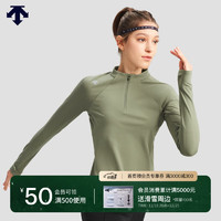 DESCENTE迪桑特WOMEN’S RUNNING系列女子长袖针织衫冬季 KK-KHAKI M(165/84A)