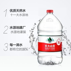 NONGFU SPRING 农夫山泉 饮用天然水5L*4桶