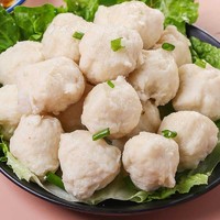 三顿饭 虾滑火锅店专用虾打家用纯青虾滑虾肉含量95%以上海底捞火锅食材 墨鱼丸花枝丸400g