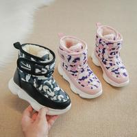 回力 儿童加绒保暖雪地靴