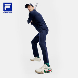 FILA 斐乐 POTENZA 1+男鞋性能网球鞋2023冬综训鞋运动鞋 初雪白-PT 43