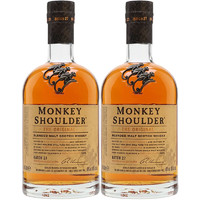 88VIP：格兰菲迪 Monkey shoulder三只猴子调配麦芽苏格兰威士忌700ml×2瓶