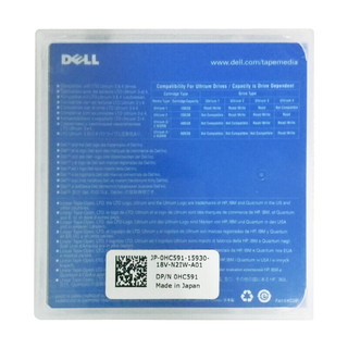 戴尔（DELL） 数据记录磁带LTO4/LTO5/LTO6/LTO7/LTO8存储数据磁带库 LTO7(6TB-15TB)