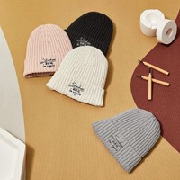 SKECHERS 斯凯奇 秋冬季新款男女同款纯色运动针织帽子简约情侣帽子