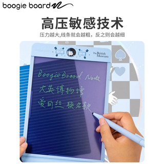 Boogie Board绘玩手写板Blackboard14英寸液晶小黑板局部擦写透明手绘屏幕绘画板 爱丽丝款（蓝色）-14英寸（标配+皮套）