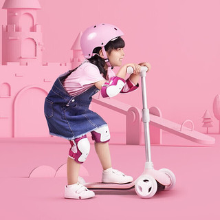 小米 米兔儿童滑板车 男童女孩三轮滑滑车闪光轮3-6岁宝宝玩具车 户外便携式滑步车 蓝色