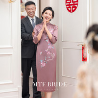 满庭芳 旗袍 3MQ1407-1霞绮