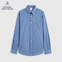 Brooks Brothers 男士纯棉个性印花长袖衬衫