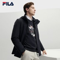 FILA 斐乐 官方男士上衣两件套2023冬季新款三合一防风保暖羽绒外套