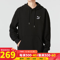 彪马（PUMA）男装上衣 23运动服跑步训练舒适休闲时尚套头衫卫衣 537688-01/主推款 XS