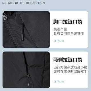 安德玛（Under Armour）官网羽绒外套白鸭绒保暖运动服户外加厚羽绒服男 蓝色【白鸭绒】绒子含量：90% 2XL【185】男女同款