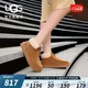 UGG 冬季新款女士休闲舒适平底中帮圆头拉链时尚便鞋 1143955 CNAT | 栗色/自然白色 37