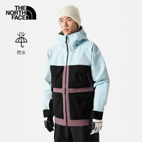 The North Face北面滑雪服男冲锋衣男户外运动单板双板防风防水2382V2 KID/蓝色 XL/185