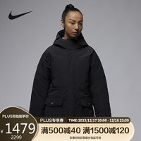 耐克（NIKE）女子 AS W J DOWN PARKA  运动休闲羽绒服外套 FB5086-010 S码