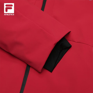 FILA 斐乐男士羽绒服联名滑雪运动连帽外套 RD红-RD 180/100A/XL