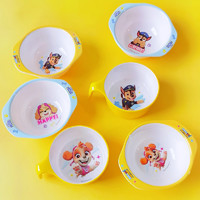 SHALL 希尔 宝宝碗专用儿童吃饭家用幼儿园卡通婴儿辅食米饭碗密胺汪汪队餐具