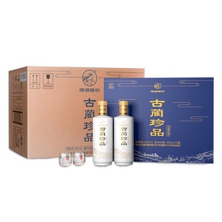 LANGJIU 郎酒 古蔺珍品 山水仰止白酒 50度 500ml*2*4盒 整箱装 送礼佳选