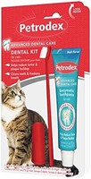 Petrodex 猫牙齿护理套装 猫牙刷和牙膏 麦芽味 猫牙膏 2.5 盎司 70g