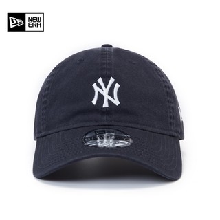 NEW ERA 纽亦华 MLB弯檐帽NY棒球帽LA刺绣鸭舌帽-藏青色 NY OSFM