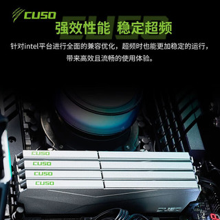 CUSO 酷兽 16GB(8GBX2)套装 DDR4 台式机内存条 16G（8Gx2）2666MHz 夜枭系列