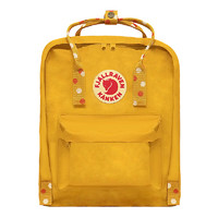 FJALLRAVEN北极狐双肩包大容量背包男女书包23510-160/916赭石/五彩底纹16L 送女生