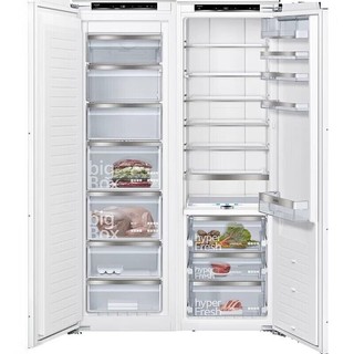 SIEMENS 西门子 家用 全嵌入式冷冻冷藏冰箱 GI81NHD30C+KI81FHD30C组合 组合