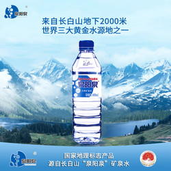QUANYANGQUAN 泉阳泉 长白山天然矿泉水小瓶装饮用水600ml*4瓶/箱