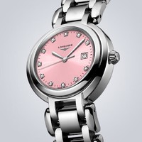 LONGINES 浪琴 瑞士手表 心月系列 石英钢带女表  L81224996