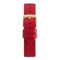 TISSOT 天梭 瑞士天梭 臻时系列红宝石珍珠贝母表盘时尚女士石英手表皮带