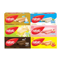 nabati 纳宝帝 丽芝士（Richeese） 印尼进口纳宝帝Nabati休闲零食奶酪味威化饼干145g*6盒 145g*4盒随机口味