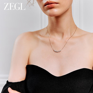 ZEGL麦穗项链女925银轻奢小众高级设计时尚锁骨链 风吹麦浪项链