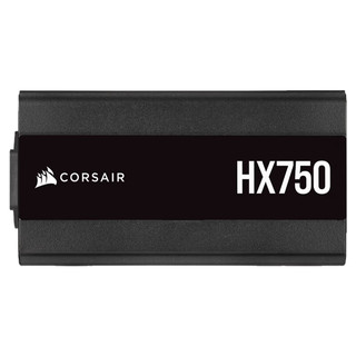 美商海盗船 HX750/HX850 台式机电源 支持ATX3.0/80PLUS白金认证/全模组 HX750 额定750W
