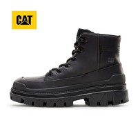 CAT 卡特户外男士休闲靴厚底透气防滑增高工装靴皮靴商场同款