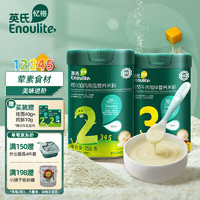 Enoulite 英氏 婴幼儿米粉宝宝辅食米糊2+3阶米粉2罐