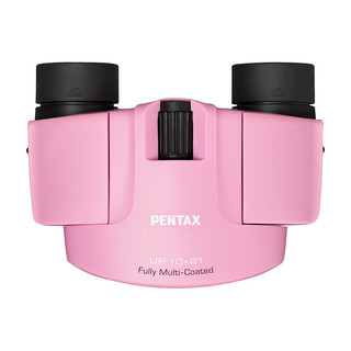 PENTAX日本宾得UP10x21粉便携迷你高清高倍双筒望远镜儿童女生户外