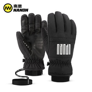 NANDN 南恩 新款滑雪手套五指防水保暖耐磨可触屏骑行手套男女5006