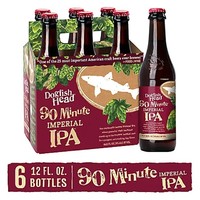 每天认识一款酒：Dogfish Head 角头鲨 90分钟 美式IPA啤酒 355ml*6瓶