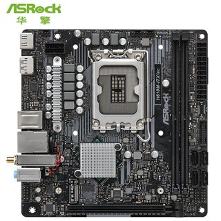 ASRock 华擎 科技H610M-ITX/ac迷你台式小电脑17*17cm游戏WiFi主板