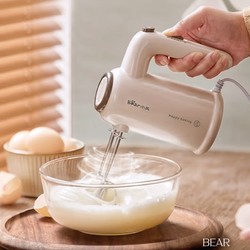 Bear 小熊 打蛋器电动家用小型烘焙奶油打发器收纳打蛋机蛋糕奶油搅拌机