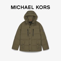 MICHAEL KORS 迈克·科尔斯 男士连帽保暖厚款中长版羽绒服外套