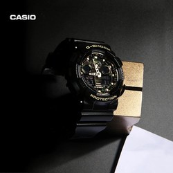 CASIO 卡西欧 [礼物]casio旗舰店GA-100CF拆弹专家运动手表男卡西欧官方G-SHOCK