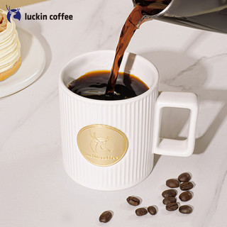 瑞幸咖啡 陶瓷马克杯办公室高颜值杯咖啡创意水杯300ml