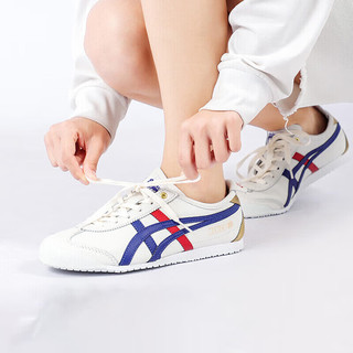 Onitsuka Tiger鬼冢虎男鞋女鞋 运动款时尚低帮耐磨板鞋休闲鞋 D507L-0152/十字强补/后跟金标 44