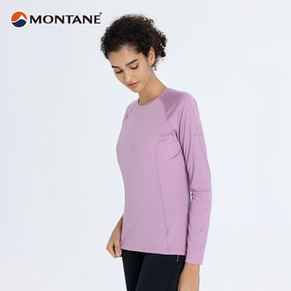 MONTANE盟泰恩 DART LONG SLEEVE T-SHIRT户外速干衣女款长袖透气 ALLIUM 紫色 XL