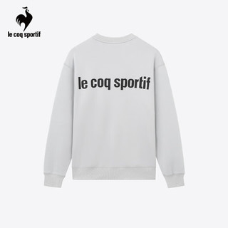 乐卡克（Le coq sportif）法国公鸡男女款冬加绒圆领卫衣卫衣套头衫CB-1547234 石灰色/UGR L